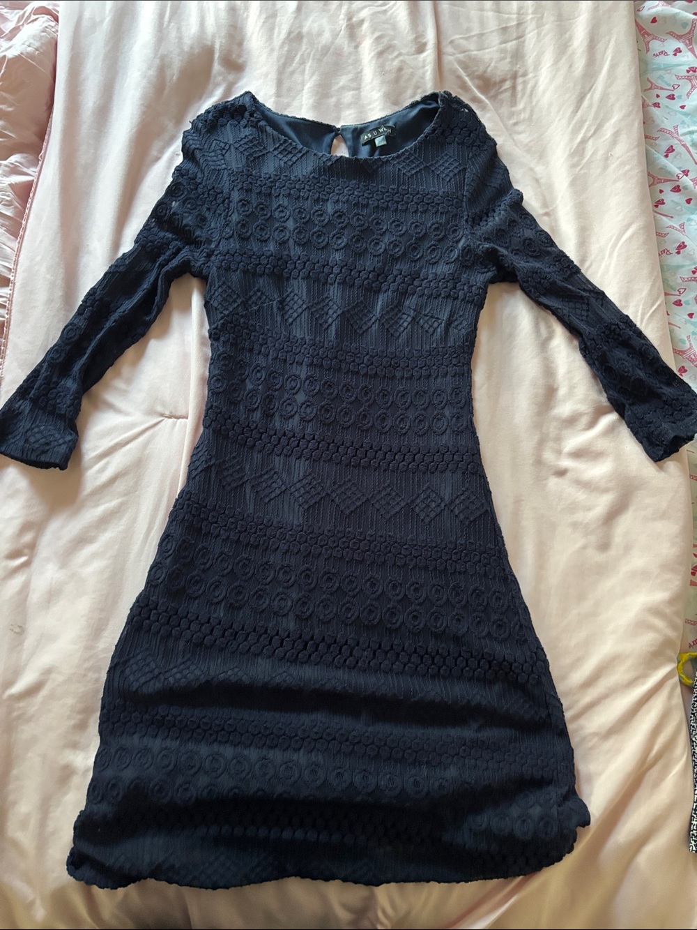 Long sleeve lace dress